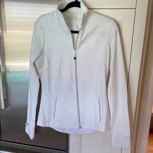 Lululemon Define athletica White Full-Zip Lightweight Jacket